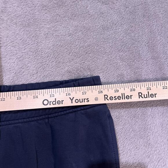 Gymshark Pants Mens Large Navy Blue Joggers Athletic Sweatpants Tapered Fit - Picture 9 of 9